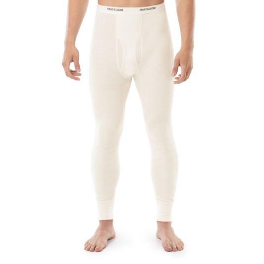 Fruit of the Loom big men's thermal waffle base layer pants