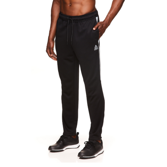 Reebok Men's and Big Men's Active Interlock Pants Ebony