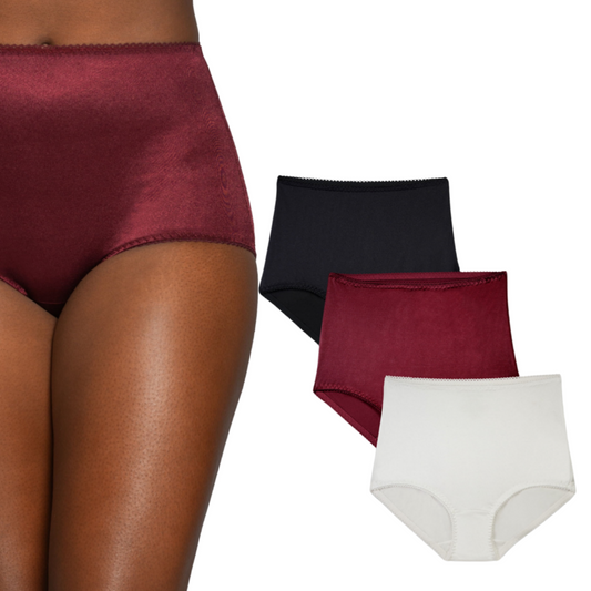 Vanity Fair Radiant Collection Women's Undershapers Brief Panties, 3

Pack Garnet / Sheer Quartz / Midnight Black