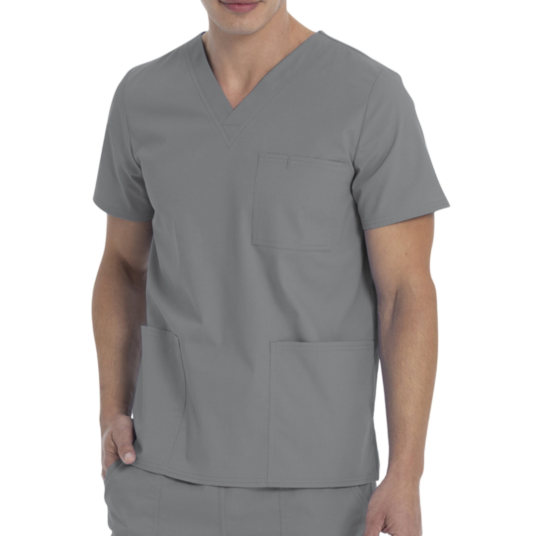 Scrubstar Unisex Solid V-Neck Scrub Top WM01T895