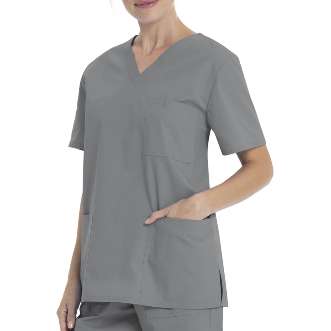 Scrubstar Unisex Solid V-Neck Scrub Top WM01T895