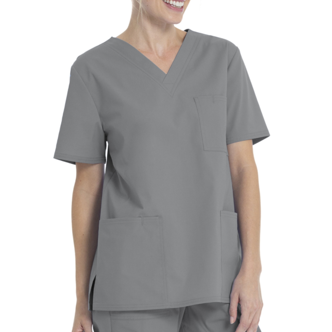 Scrubstar Unisex Solid V-Neck Scrub Top WM01T895