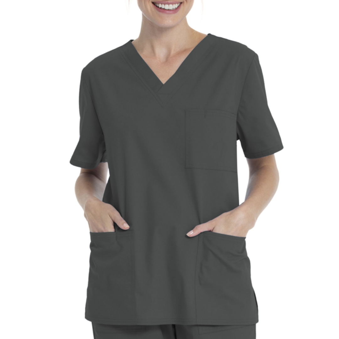 Scrubstar Unisex Solid V-Neck Scrub Top WM01T895