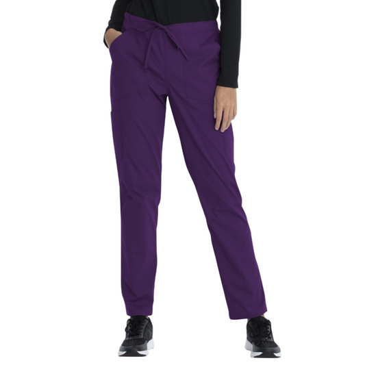 Scrubstar Women's Core Essentials Stretch Drawstring Four Pocket Scrub Pant WM01P080 Eggplant