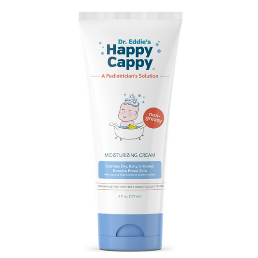 Dr. Eddie's Happy Cappy Moisturizing Eczema Cream for Babies, 6 oz