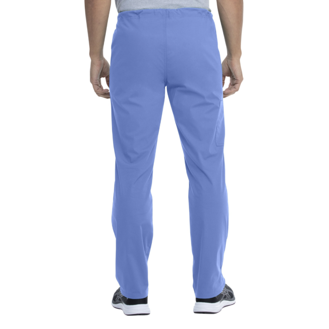 Scrubstar Pants Cargo Open Bottom Regular Fit Scrub Pant (Women's or Men's), 1 Count,  Ciel Blue Pack