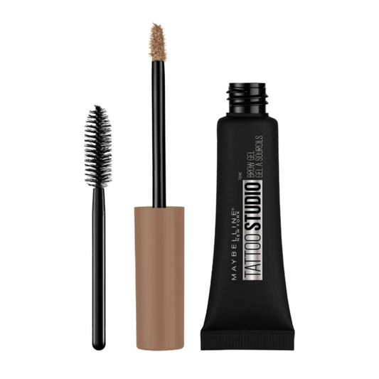 Maybelline Tattoo Studio Waterproof Eyebrow Gel Makeup, Soft Brown