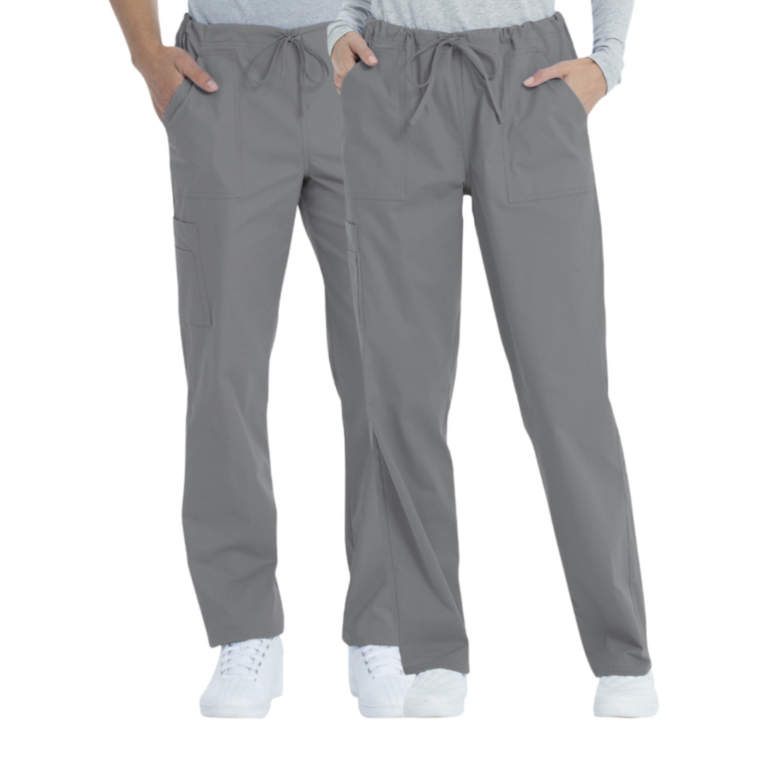 Scrubstar Unisex Solid Drawstring Pant WM01B082 Gray