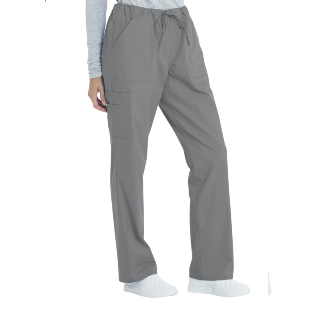 Scrubstar Unisex Solid Drawstring Pant WM01B082 Gray