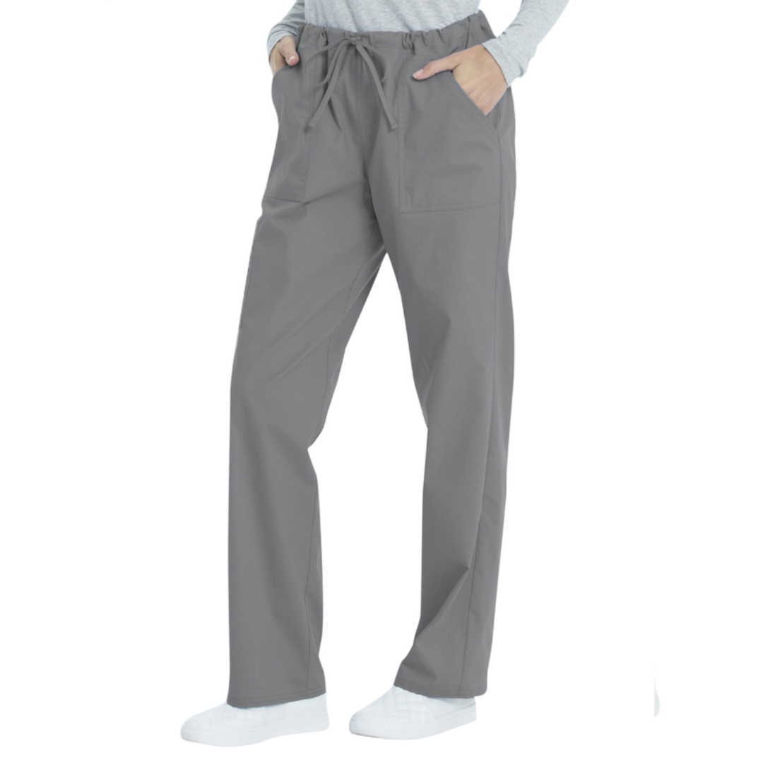 Scrubstar Unisex Solid Drawstring Pant WM01B082 Gray