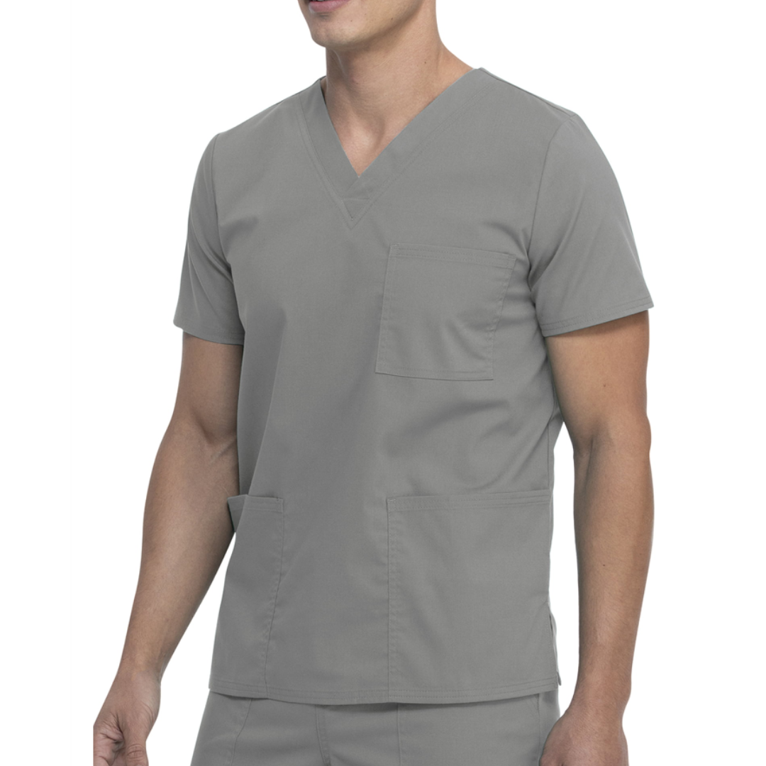 Scrubstar Core Essentials Unisex V-Neck Scrub Top Condor Gray