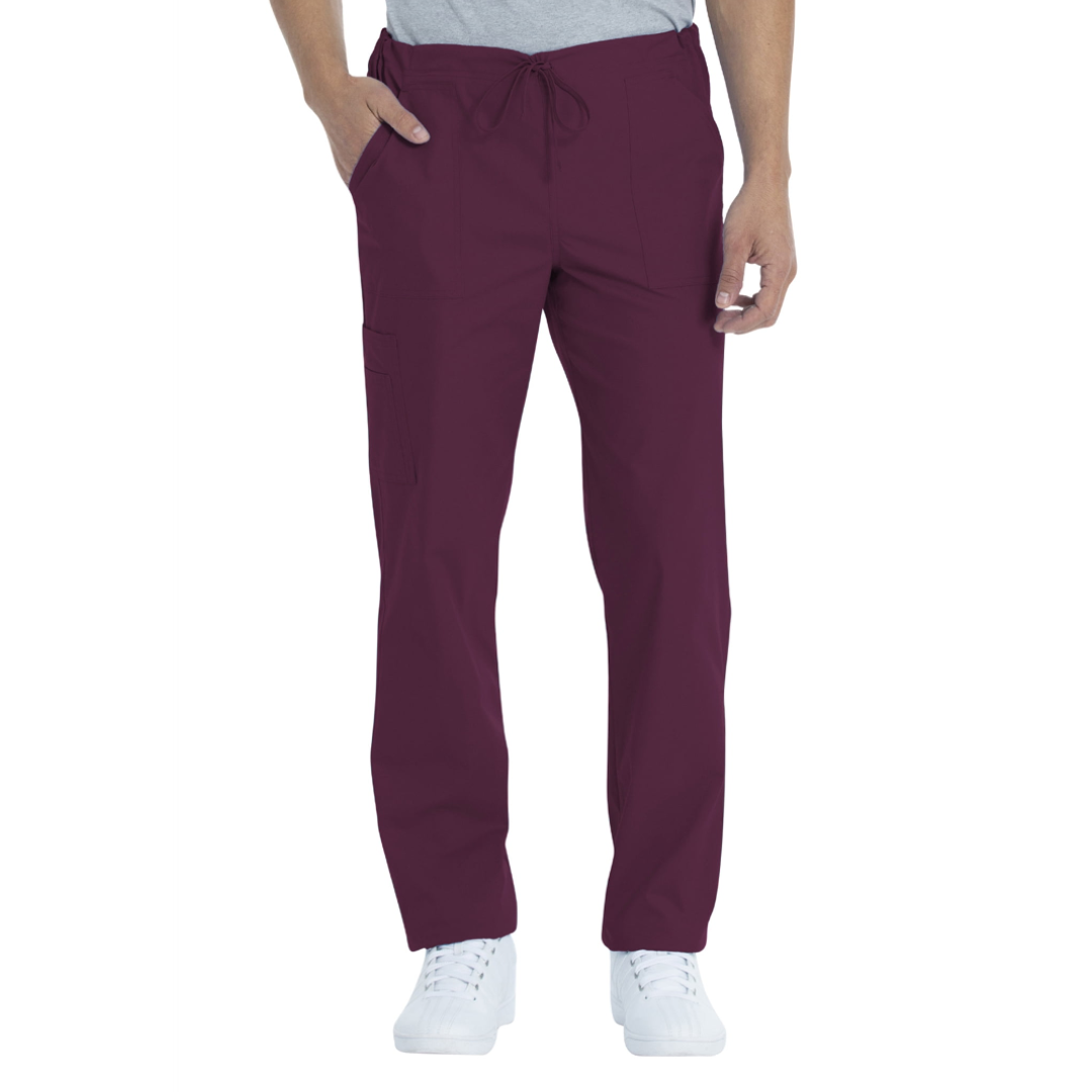 Scrubstar Unisex Solid Drawstring Pant WM01B082 Wine