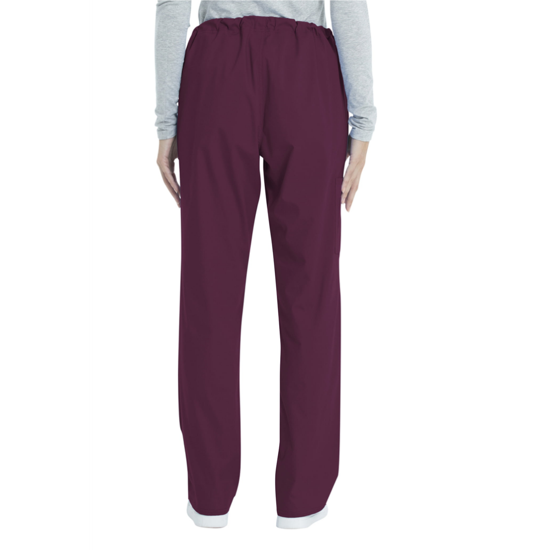 Scrubstar Unisex Solid Drawstring Pant WM01B082 Wine