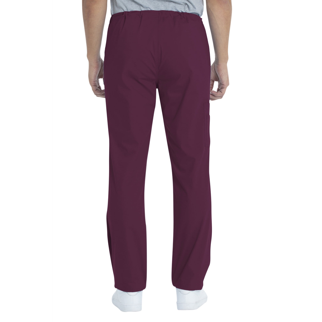 Scrubstar Unisex Solid Drawstring Pant WM01B082 Wine