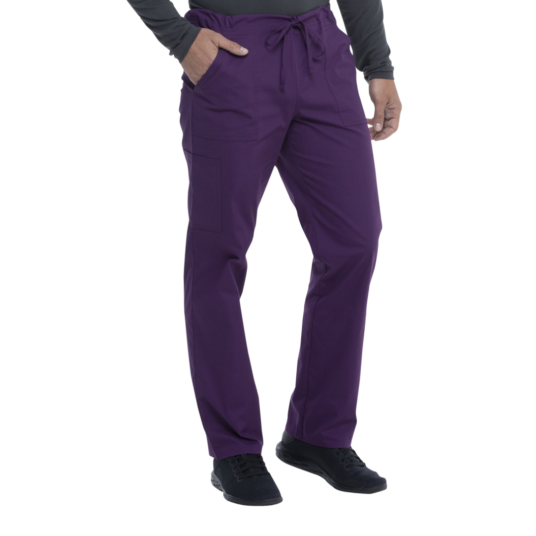 Scrubstar Core Essentials Unisex Scrub Pants with Drawstring Tie Eggplant