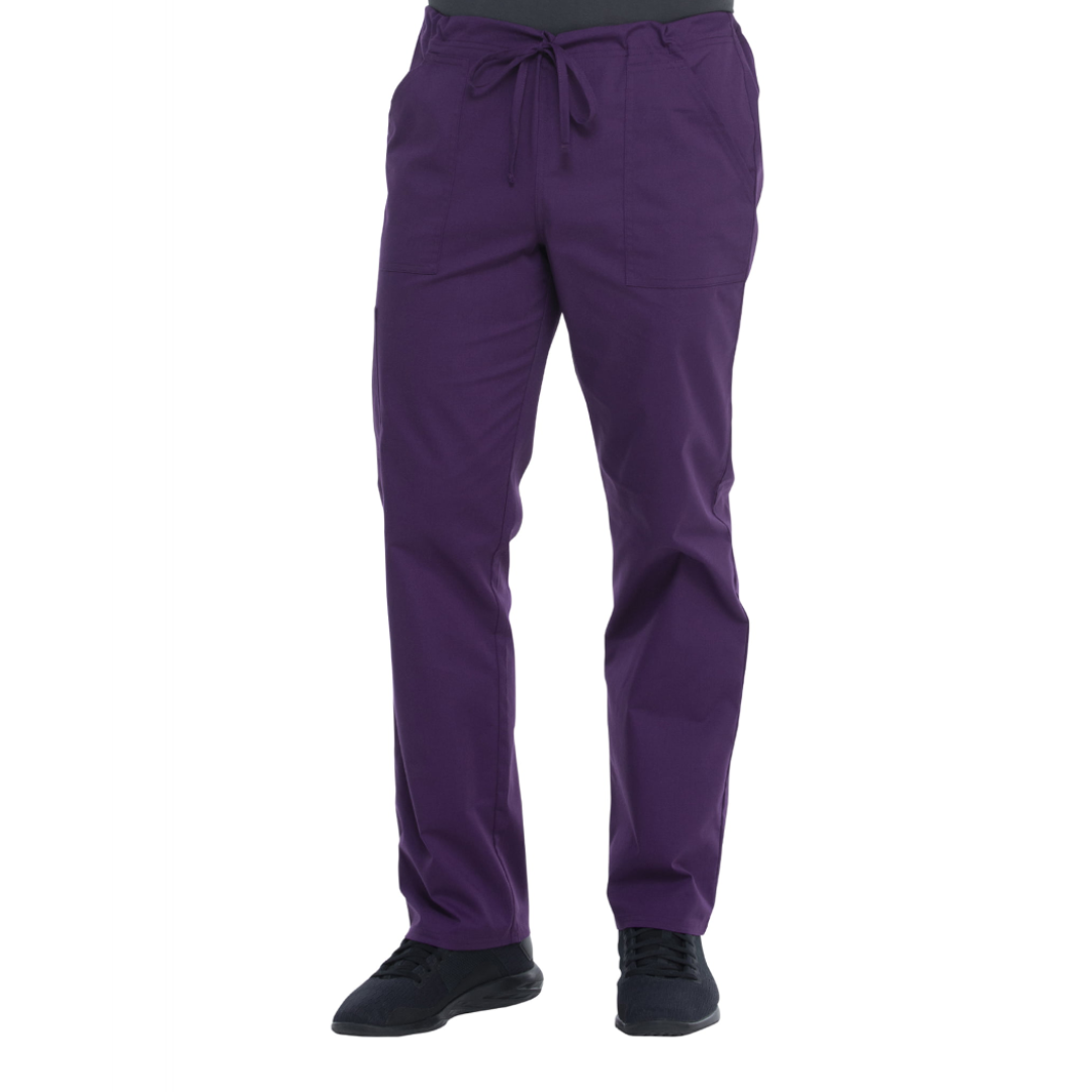 Scrubstar Core Essentials Unisex Scrub Pants with Drawstring Tie Eggplant