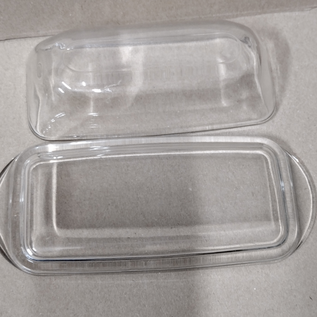 Anchor Hocking Crystal Clear Covered Butter Dish With Lid Pre-owned