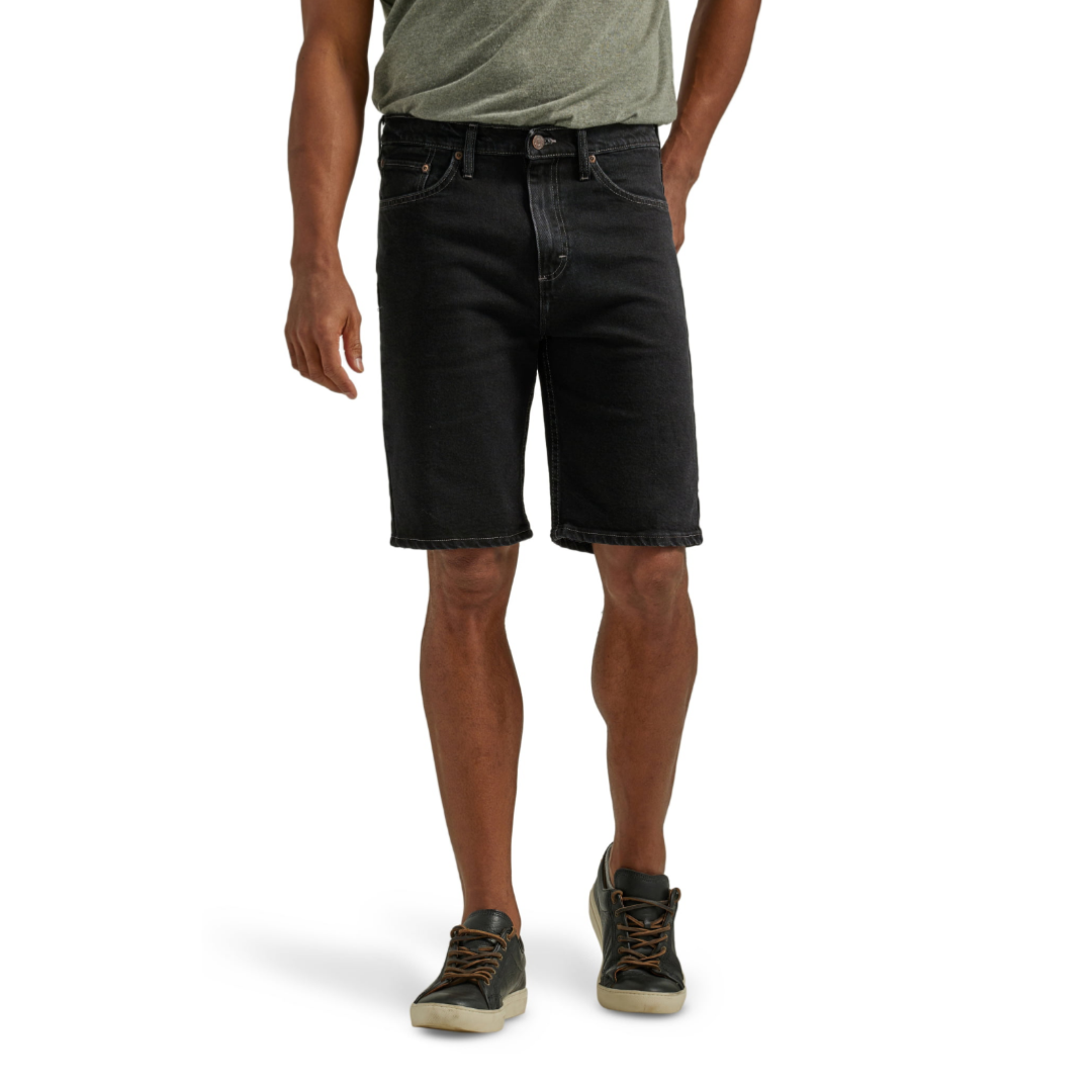 Wrangler Men's and Big Men's 5-Pocket Denim Shorts Washed Black