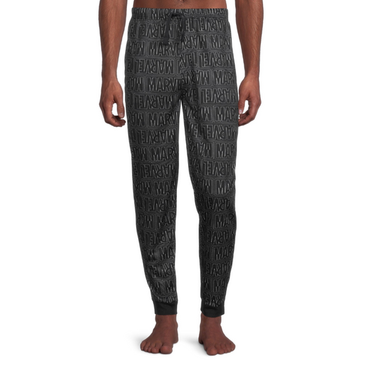 Marvel Men's Comics Sleep Pants Black