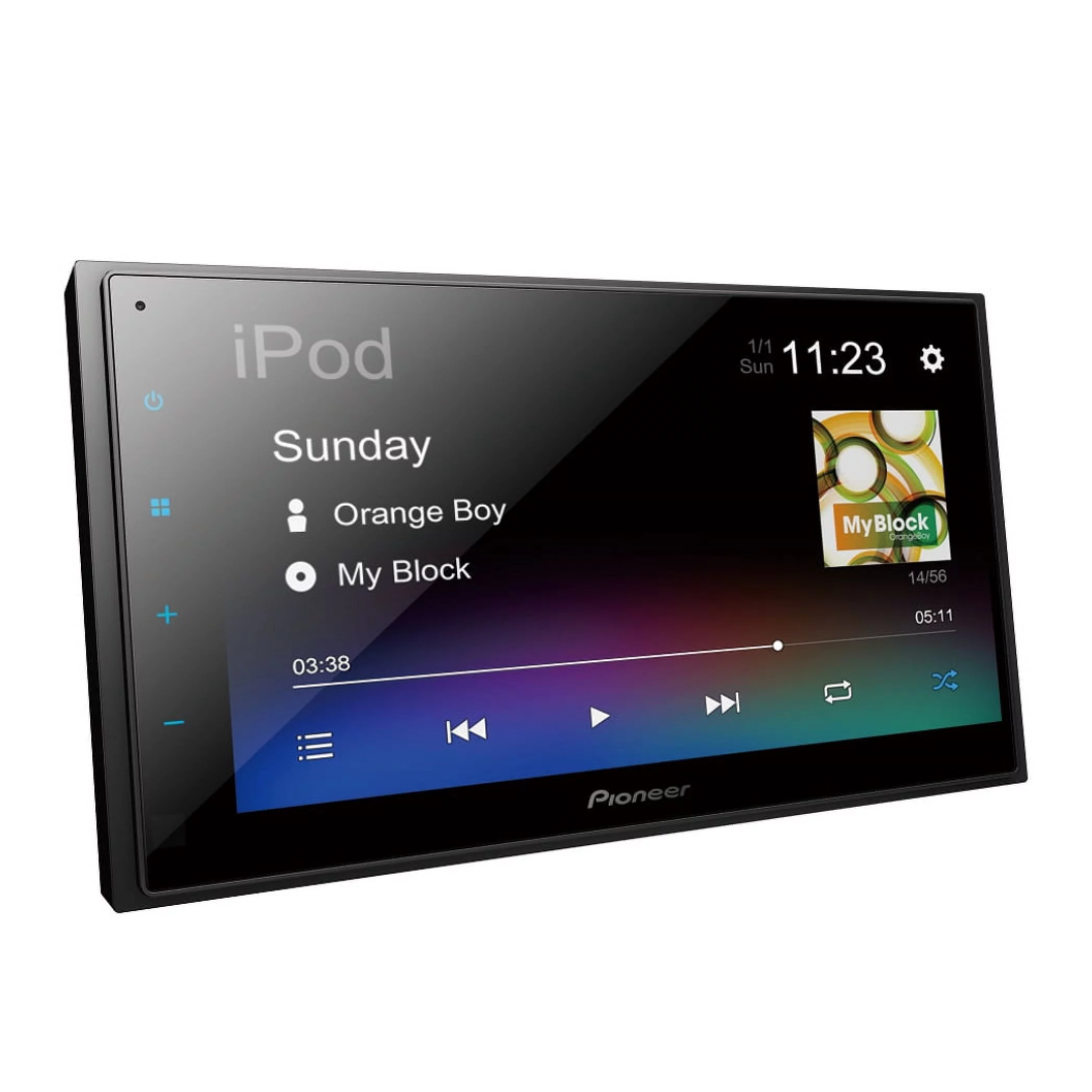 Pioneer DMH-130BT Double Din 6.8" Touchscreen Bluetooth Car Stereo Receiver, Android / Apple iOS