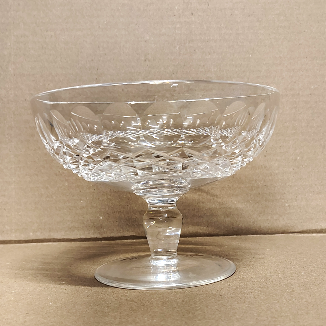 Waterford Crystal Compote Colleen Round Low  Short Stem Candy Dish Pre-Owned