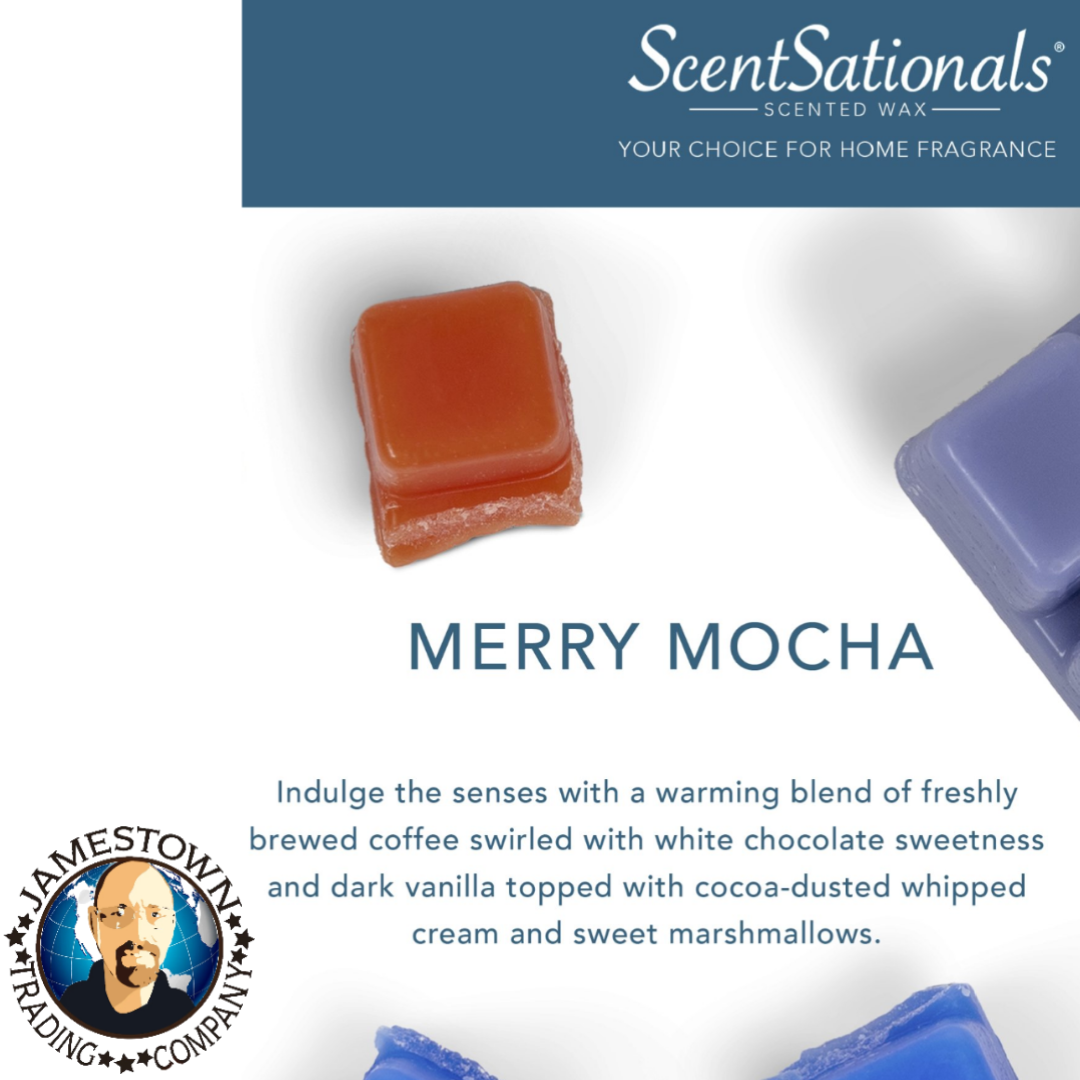 (7x lot)ScentSationals
Merry Mocha Scented Wax Melts, ScentSationals, 2.5 oz (1-Pack)