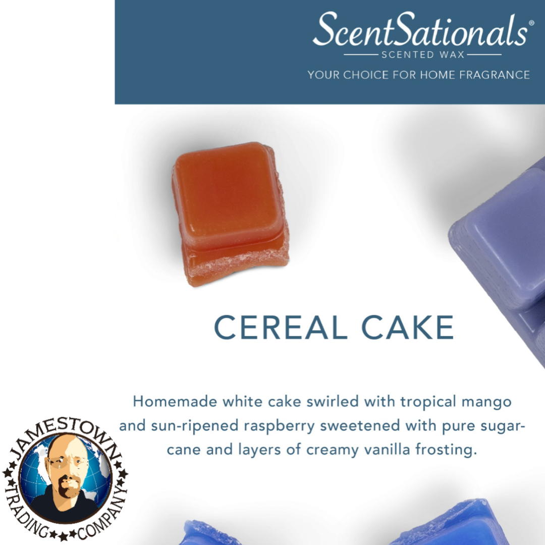 7x Cereal Cake Scented Wax Melts, ScentSationals, 2.5 oz (1-Pack)