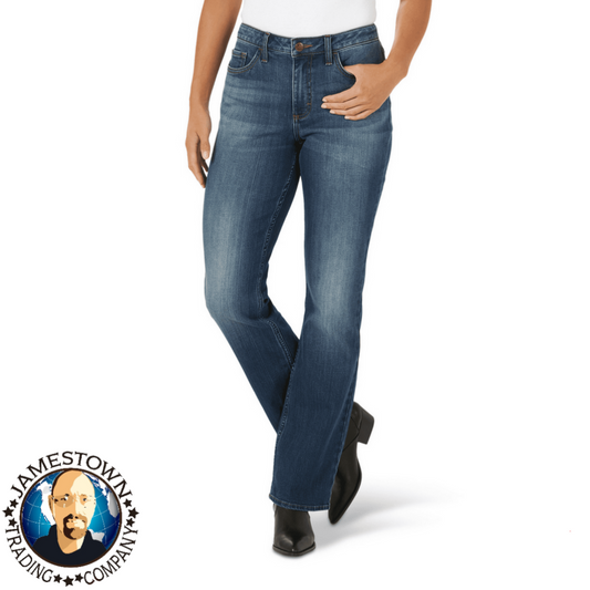 Verify size Lee Women's Mid-Rise Bootcut Jean