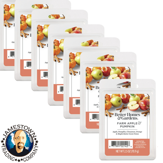 7x Better Homes & Gardens
Farm Apple Pumpkin Scented Wax Melts, Better Homes & Gardens, 2.5 oz (1-Pack) 17.5 oz total