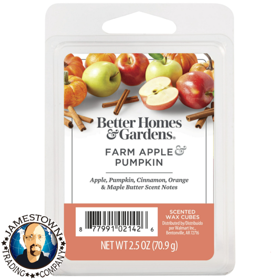 7x Better Homes & Gardens
Farm Apple Pumpkin Scented Wax Melts, Better Homes & Gardens, 2.5 oz (1-Pack) 17.5 oz total