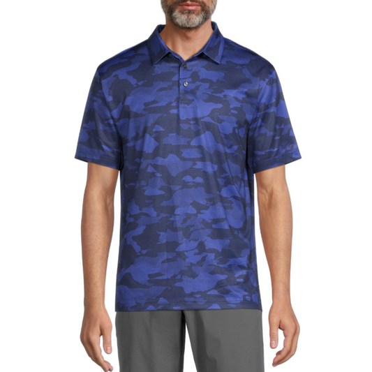 Ben Hogan Men's and Big Men's Camouflage Golf Polo Shirt with Short

Sleeves Navy Camouflage