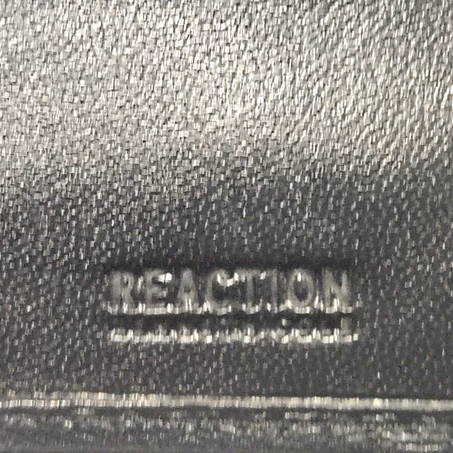 Man’s Black Leather Wallet By Kenneth Cole Reaction Hand Crafted Leather