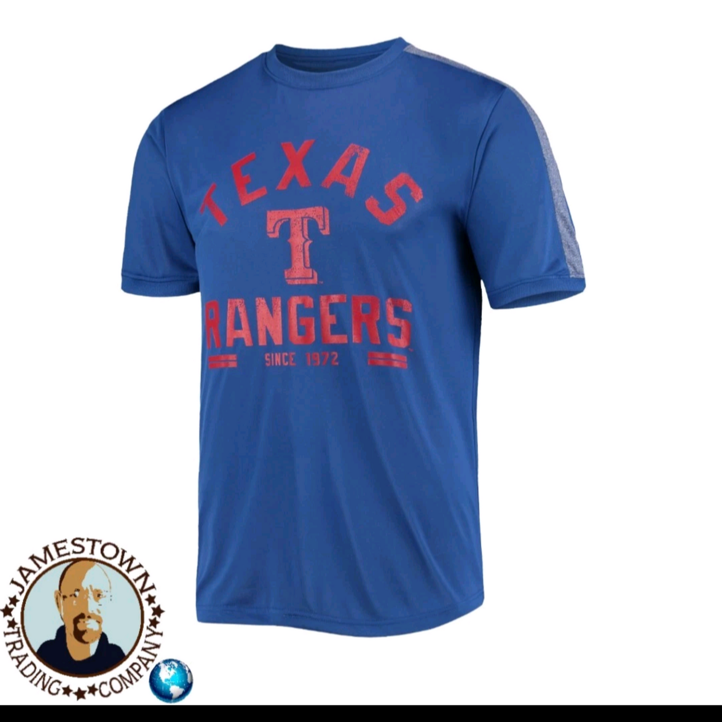 MLB Texas Ranger Baseball t-shirt Blue Genuine Merchandise True Fan Men Size L