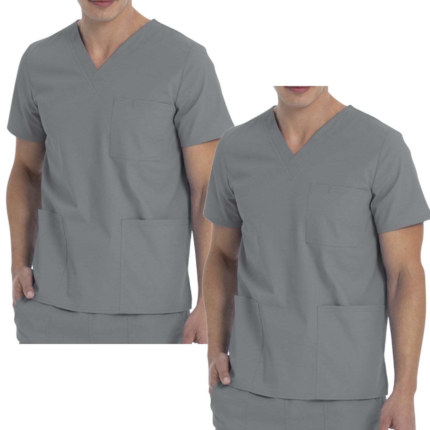 Scrubstar Unisex Solid V-Neck Scrub Top WM01T895