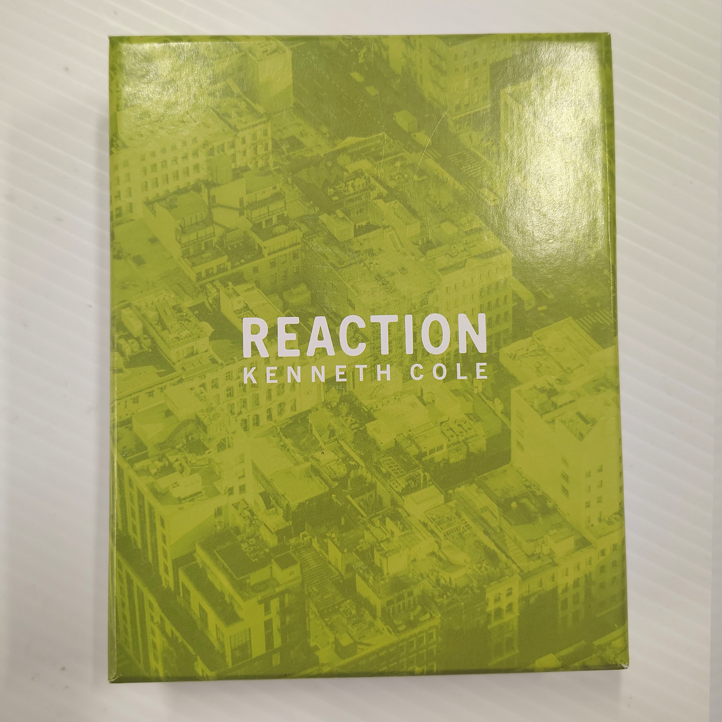 Man’s Black Leather Wallet By Kenneth Cole Reaction Hand Crafted Leather