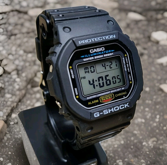 Casio Men's G-Shock Watch DW5600E WR 200m Timer Stopwatch Alarm Hourly Signal