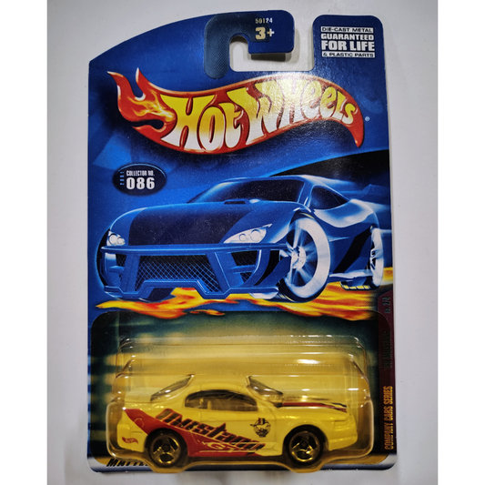 Hot Wheels 2001 '99 Mustang Company Cars Series Mattel 2/4 086 White Red