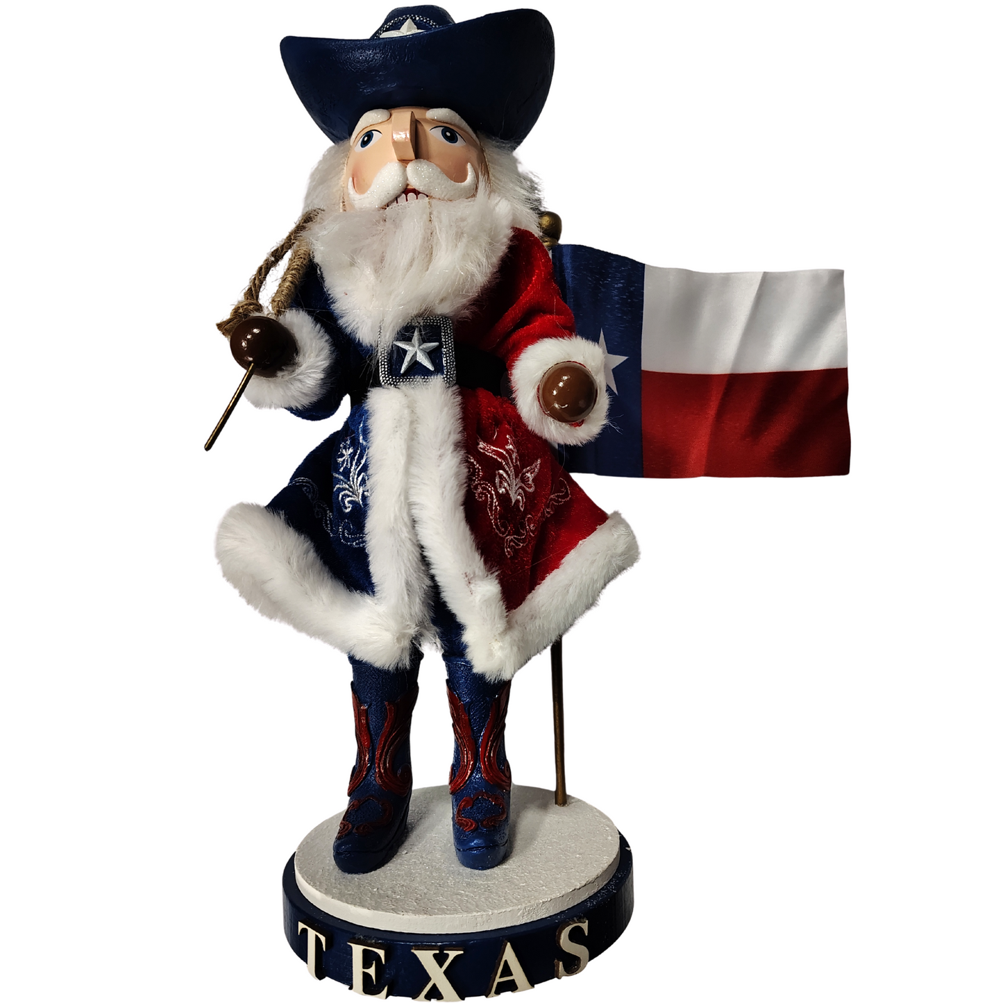 Lonestar Santa Nutcracker 15 inch