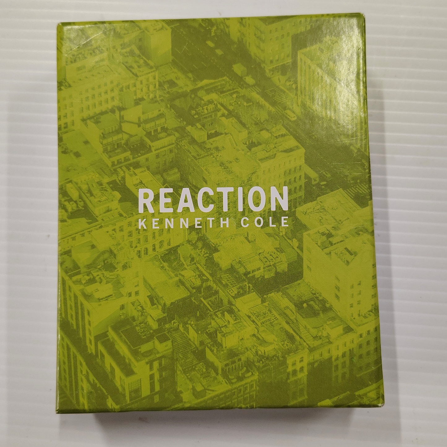 Man’s Black Leather Wallet By Kenneth Cole Reaction Hand Crafted Leather