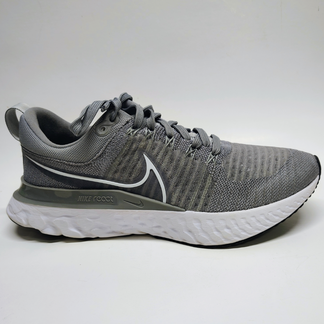Size 9.5 - Nike React Infinity Run Flyknit 2 Particle Grey White (CT2357-001)
