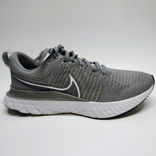 Size 9.5 - Nike React Infinity Run Flyknit 2 Particle Grey White (CT2357-001)