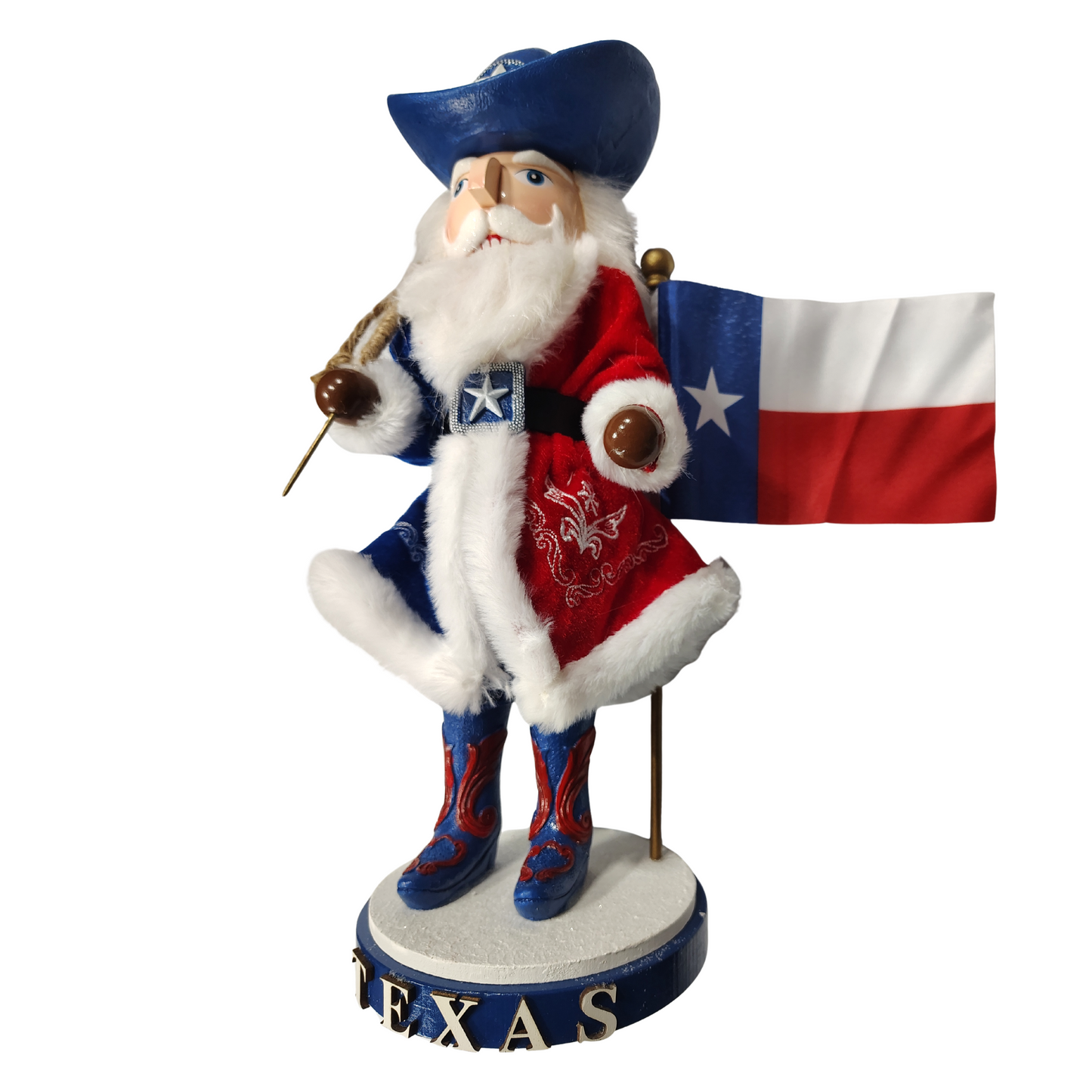 Lonestar Santa Nutcracker 15 inch