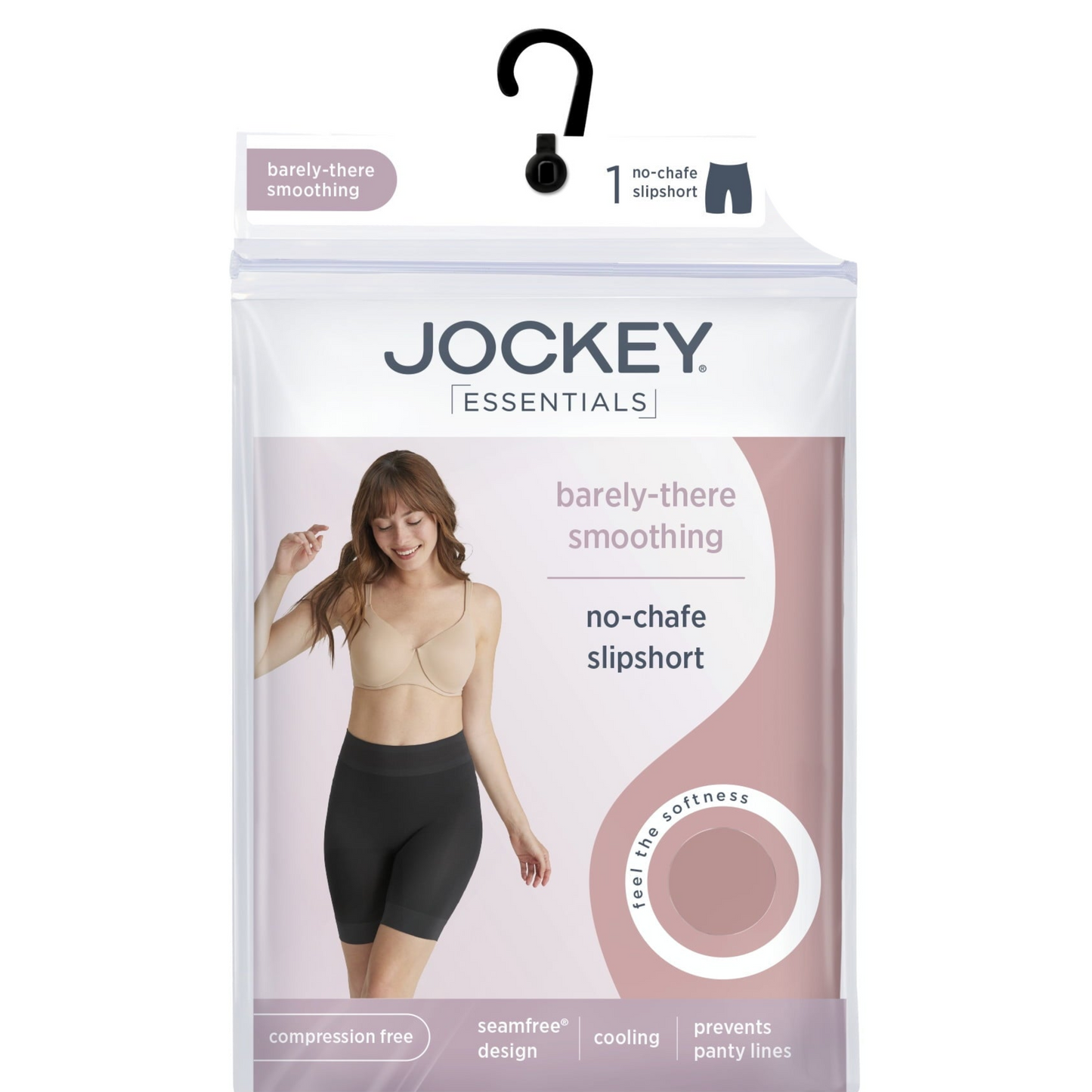 Jockey® Essentials Women's Ultralight Smoothing No-Chafe Slipshort, Sizes Small-5XL