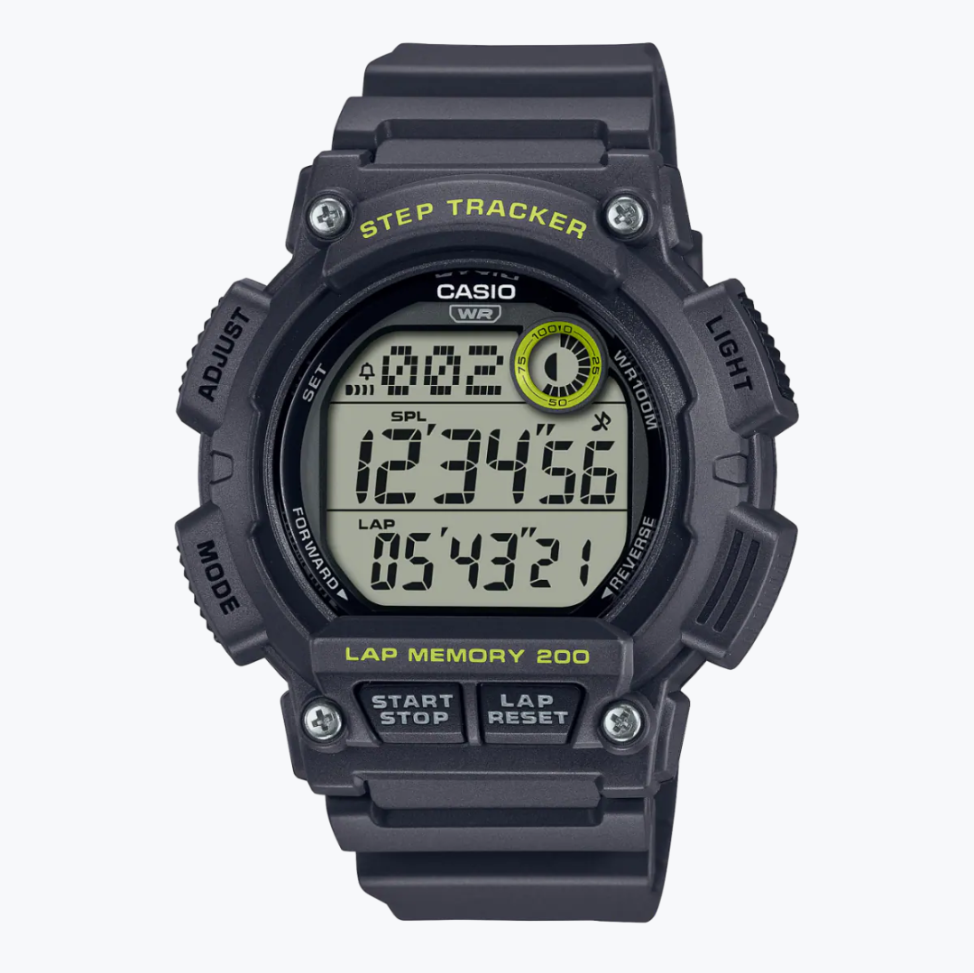 Casio Men's Digital Step Tracker Watch Model WS2100H-8AV