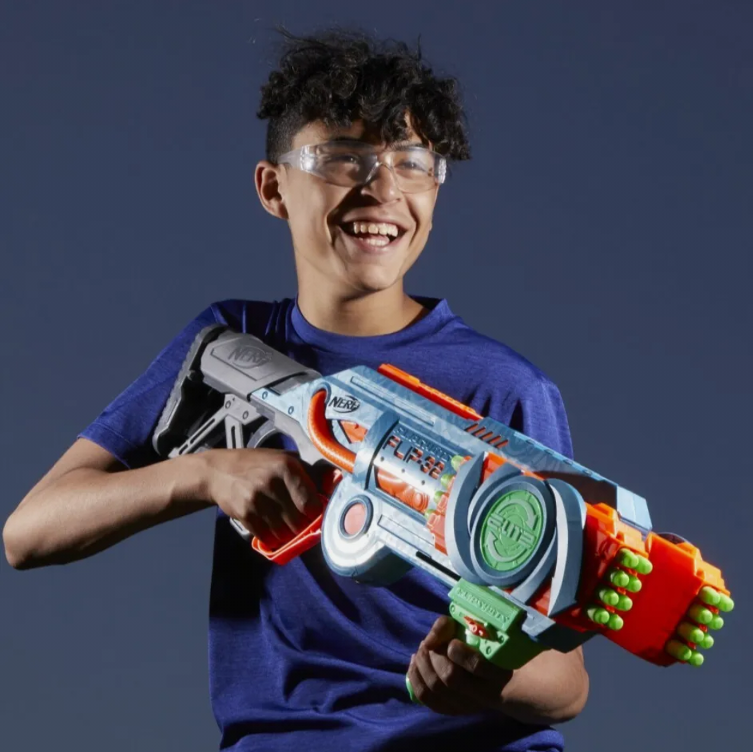 Nerf Elite 2.0 Flipshots Flip-32 Blaster, 32 Dart Barrels Flip to Double Your