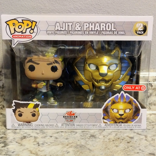 Bakugan Ajit & Pharol US Target Exclusive 2021 Pop! Vinyl 2-pack