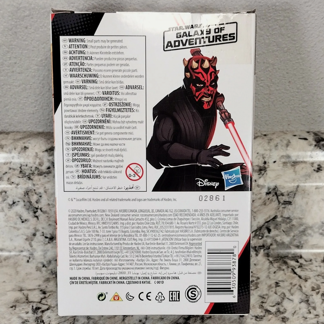 Star Wars The Rise of Skywalker Galaxy of Adventures Darth Maul Action Figure