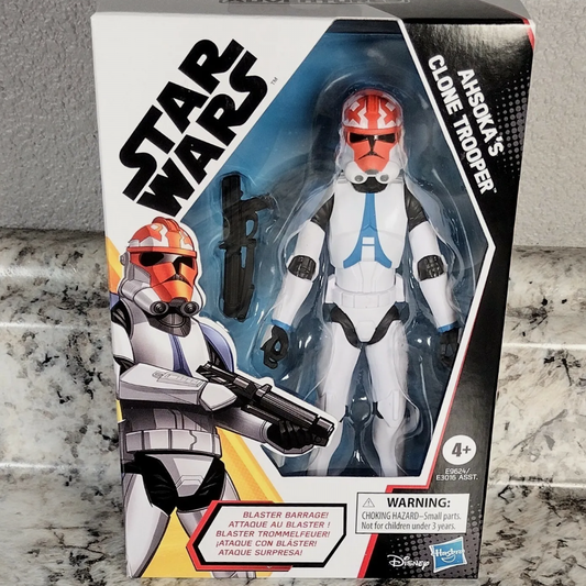 Star Wars Galaxy of Adventures ~ 5" AHSOKA'S CLONE TROOPER FIGURE ~ Clone Wars