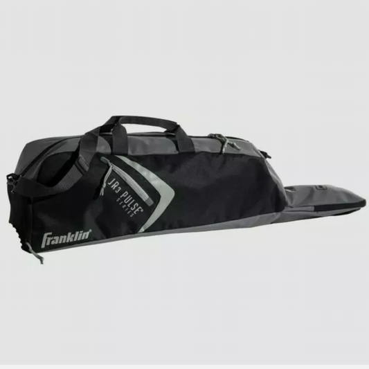 Franklin Sports JR.  Equipment Sports and Bat TBall Bag Baseball- Black/Gray NEW