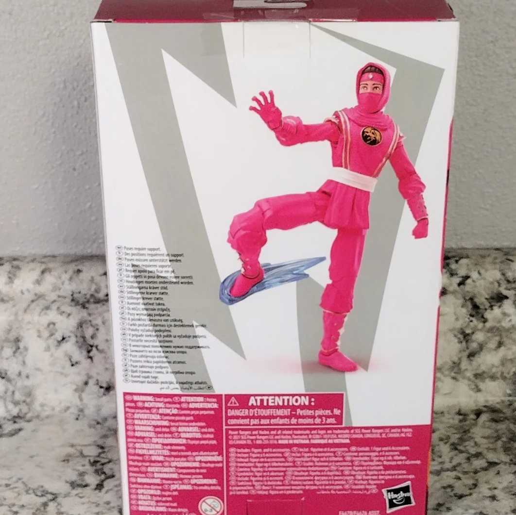 Power Rangers Lightning Collection -Ninja Pink Ranger -TARGET EXCLUSIVE in HAND!